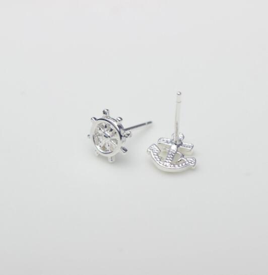 Anchor 925 Sterling  Silver earrings