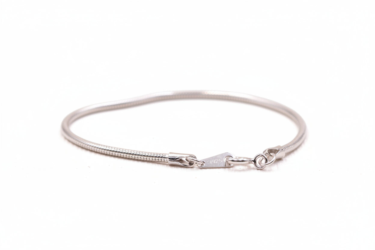 Snake Bone 925 Sterling Silver Bracelet