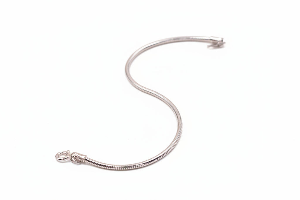 Snake Bone 925 Sterling Silver Bracelet