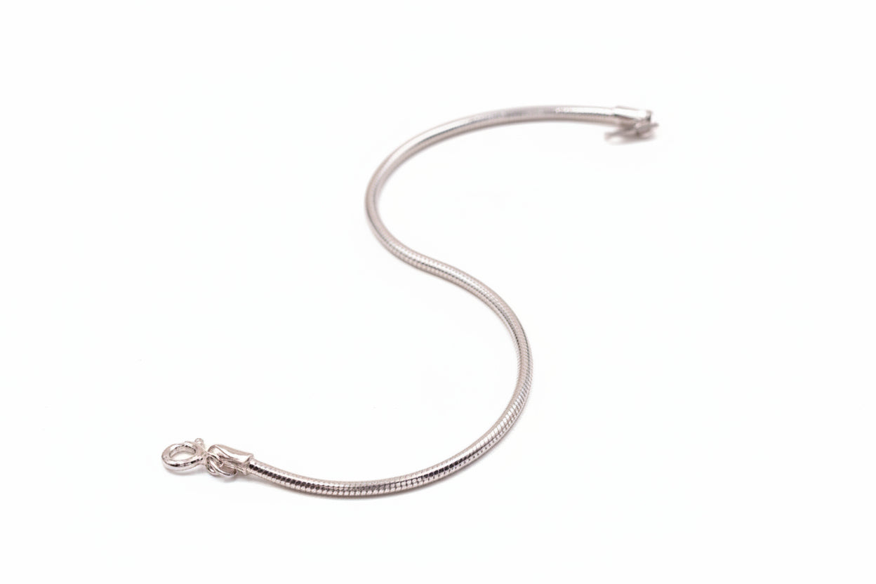 Snake Bone 925 Sterling Silver Bracelet