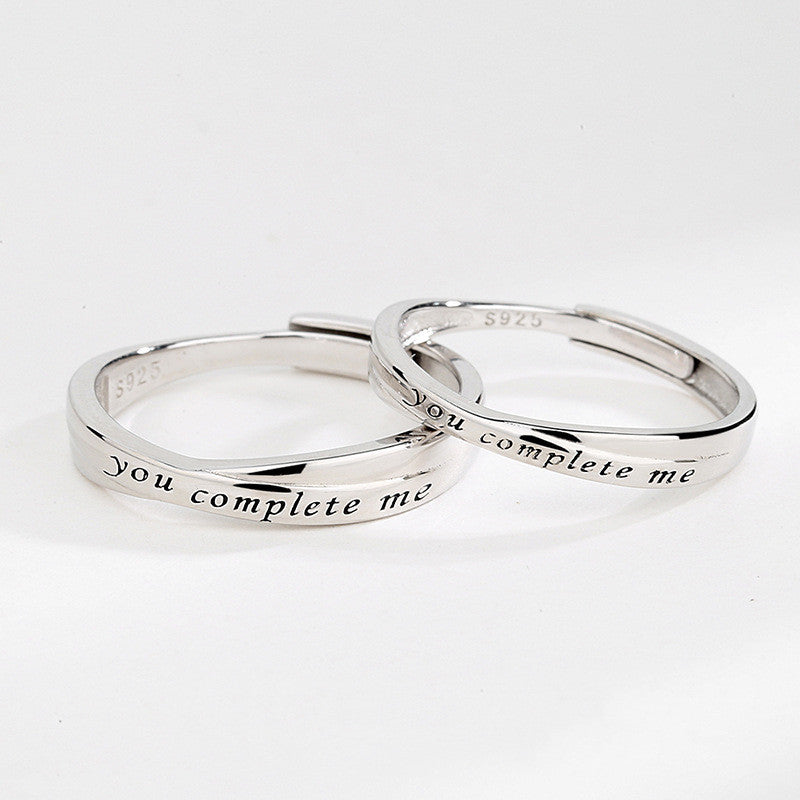 925 Sterling Silver Couple Rings