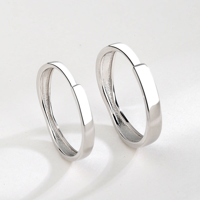 925 Sterling Silver Couple Rings