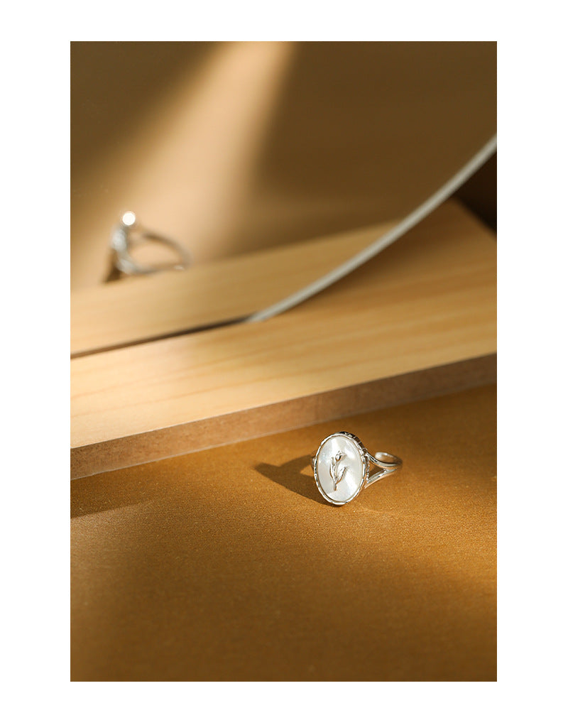 Gold Tone 925 Sterling Silver Ring