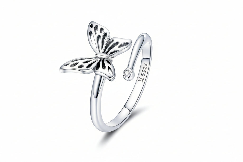 Butterfly 925 Sterling Silver Ring