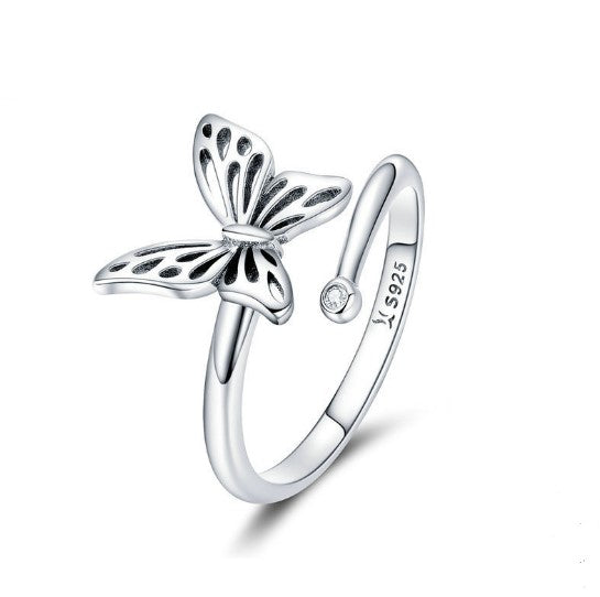 Butterfly 925 Sterling Silver Ring