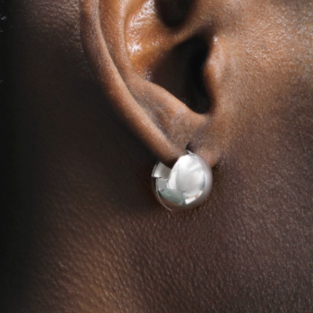 Bead 925 Sterling Silver Earrings