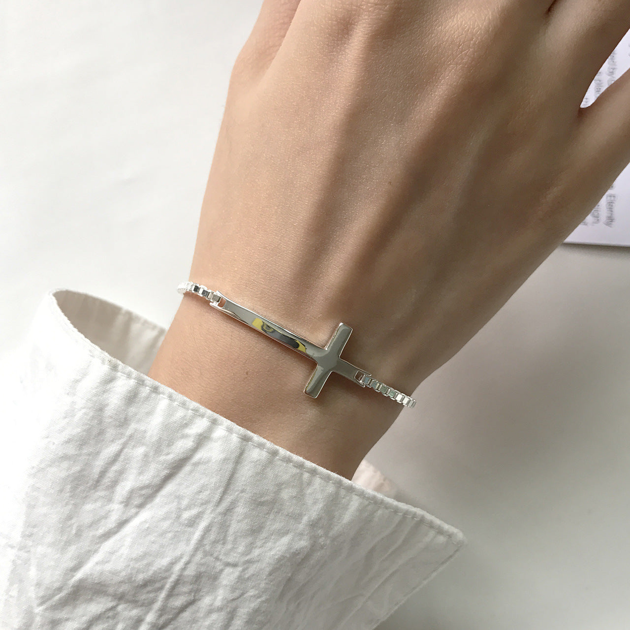 Cross 925 Sterling Silver Bracelet