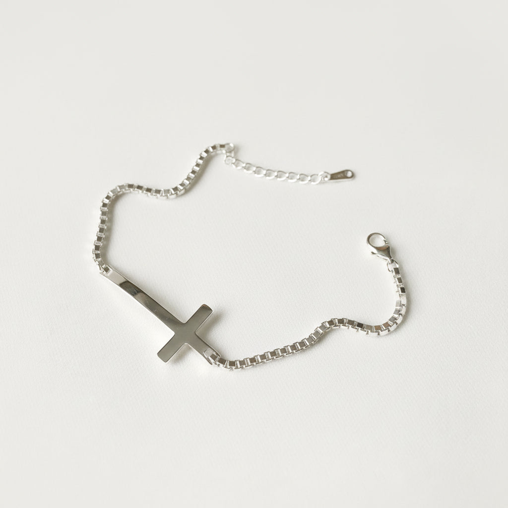 Cross 925 Sterling Silver Bracelet