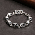 Skull 925 Sterling Silver Bracelet