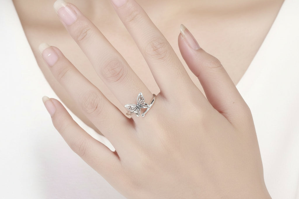 Butterfly 925 Sterling Silver Ring