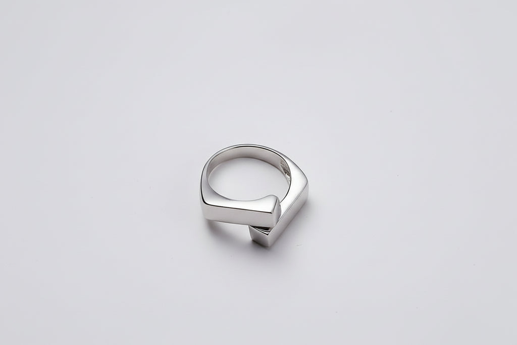 Geometric 925 Sterling Silver Ring