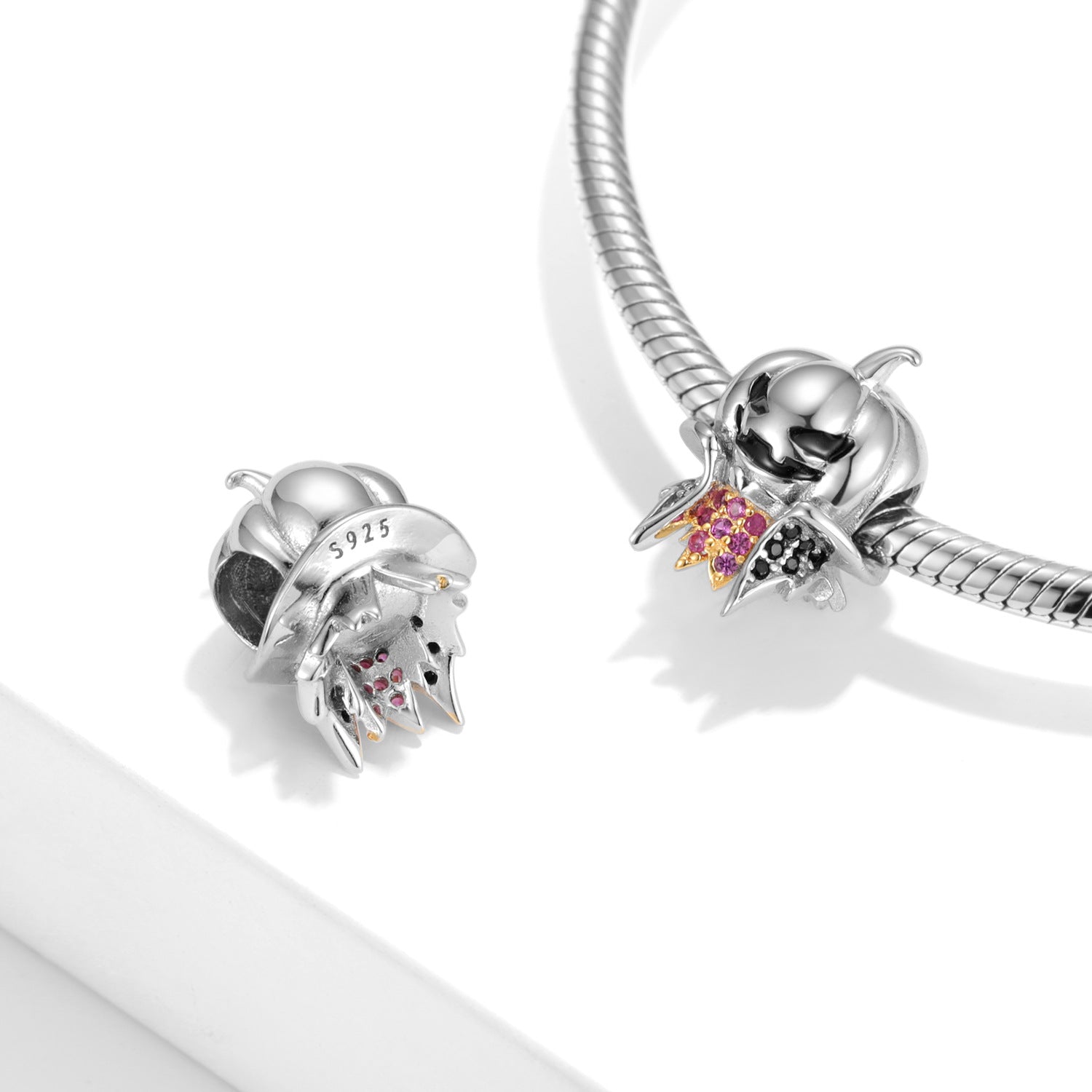 Evil Pumpkin 925 Sterling Silver Bracelet Accessory