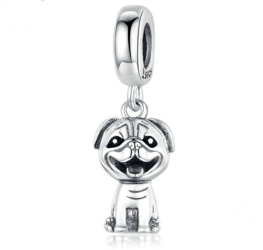 Bulldog 925 Sterling Silver Bracelet Accessory