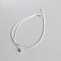 Double-Layer Star 925 Sterling Silver Anklet