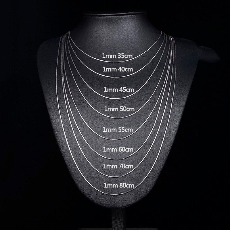 Snake Bone 925 Sterling Silver chain